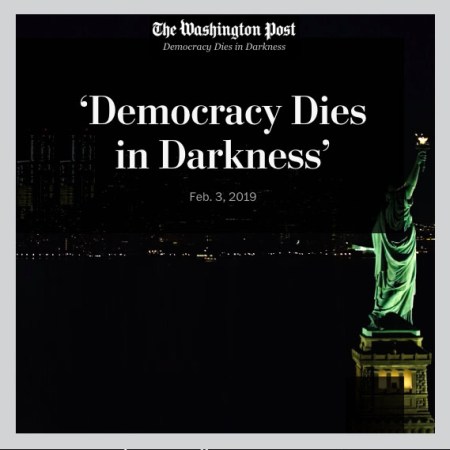 Lady liberty enlightens with help from the media