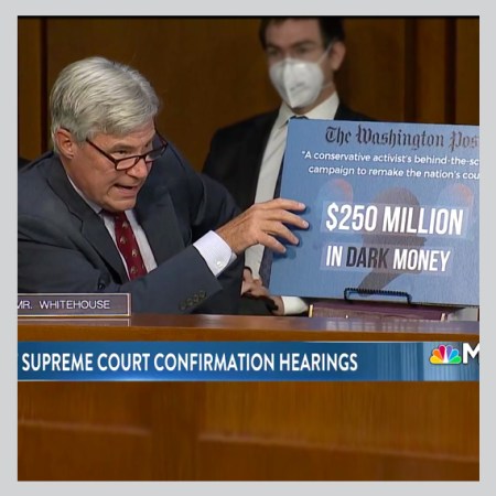 Sen. Whitehouse talks about corporate influence over the US Judiciary